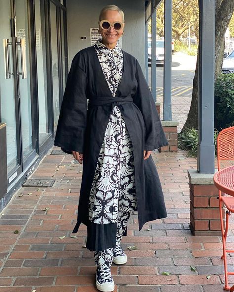 Coffee date wearing @me_and__b linen shirt dress and tapered trousers. Styled with two added layers… | Instagram Linen Shirt Dress Outfit, Yasmin Furmie, Black Shirt Dress Outfit, Black Linen Shirt, Instagram Camera, Outfit Planner, Shirt Dress Outfit, Linen Shirt Dress, Tapered Trousers