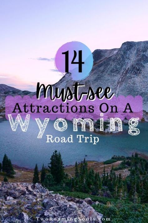 Epic Western Wyoming Road Trip Itinerary - tworoamingsouls Wyoming Travel Road Trips, Wyoming Road Trip, Yellowstone National Park Vacation, Wyoming Vacation, Yellowstone Trip, Road Trip Food, Wyoming Travel, Road Trip Places, Rv Road Trip