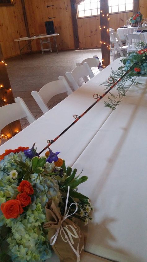 Fishing Theme Party, Fishing Theme, Fishing Pole, Theme Party, Table Centerpieces, Original Work, Party Themes, Fishing, Table Decorations