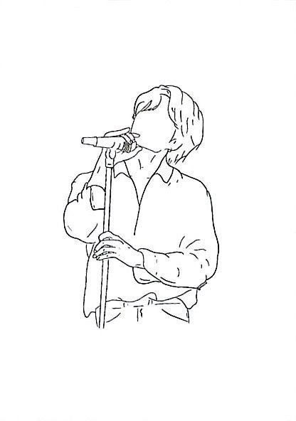 Taehyung Line Art Drawing, Ideas For Embroidery On Clothes, Bts Outline Drawing, Taehyung Line Art, Jungkook Line Art, Line Art Bts, Embroidered Canvas Art, 심플한 그림, Jungkook Fanart