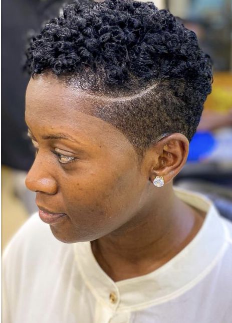 Perm Cut For Black Women, Perm Cut, Haircuts Black Hair, Press And Curl, Short Haircuts Black Hair, Mohawk Cut, Black Woman Luxury, Black Woman Luxury Aesthetic, Low Cut Hairstyles