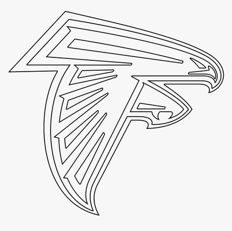 Atlanta Falcons Tattoo, Falcon Drawing, Free Stencils Printables Templates, Atlanta Braves Wallpaper, Eagles Colors, Stencils Printables Templates, Seahawks Colors, Falcons Logo, Football Coloring Pages