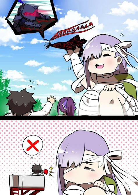 *Heeelp~! (by Ethan A. Heavenforest) [Fate/GO] Fate Go Memes, Kingprotea Fate, Funny Anime Pictures, Fate Stay Night Series, Fate Servants, Fate Stay Night Anime, Fate Anime Series, Anime Pictures, Fate Series