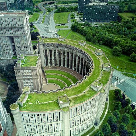 travel | nature | Islands on Instagram: “Futuristic building in Paris France. . Follow us @theglobepix . 📍noisy le grand, Paris ,France . . By @henry_do . . #paris…” Paris Buildings, Urban Design Architecture, Futuristic Building, Paris Architecture, French Architecture, Brutalist Architecture, Building Art, Fantasy Places, World Cities