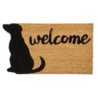 Winston Porter Coover Dog Welcome Shaped Doormat Cats Grooming, Farm Road, Funny Animal Pics, Cat Bird, Coir Mat, Pet Tips, Grooming Salon, Whimsical Gifts, Home 2023