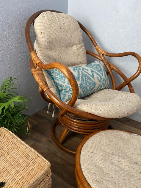 Round Wicker Chair, Basket Chair, Boho Chair, Rattan Chair, Vintage Boho, Swivel Chair, Recliner Chair, Rocking Chair, Recliner