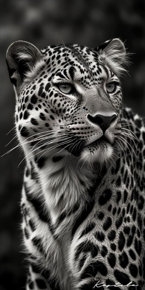 Panther Anatomy, Leopard Art Illustration, Snow Leopard Photography, Leopard Reference, Black And White Animal Photography, Leopard Photography, Jaguar Face, White Jaguar, African Animals Photography