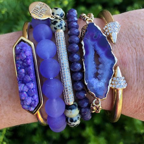 Shop this Instagram.self from @kinsleyarmelle Jewelry Staples, Cluster Bracelets, Druzy Jewelry, Stone Bracelets, Gold Armband, 20 Off Sale, Jewelry Tags, Expensive Jewelry, Gemstone Beaded Bracelets