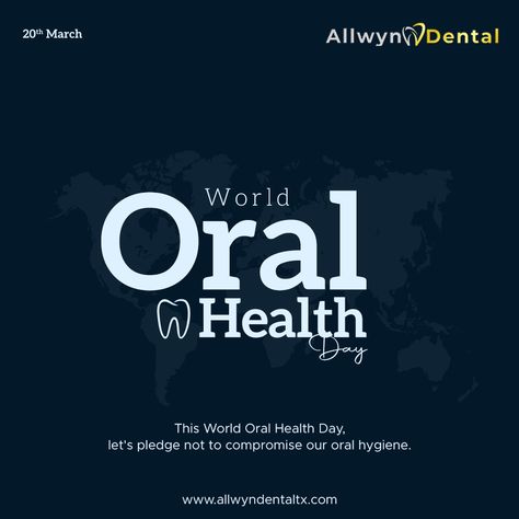 This world oral health day, let's pledge not to compromise our oral hygiene. #AllwynDental #WorldOralHealthDay #HealthyTeeth #Oral #OralHealth #OralDay World Oral Health Day, Necklace Set Indian Bridal Jewelry, Dental Posts, World Health Day, Necklace Set Indian, Health Day, Bridal Jewellery Indian, Healthy Teeth, Oral Hygiene