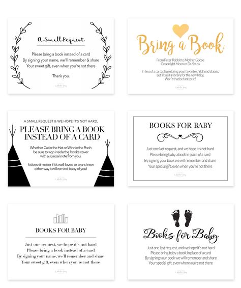 Bring A Book Instead of Card (Free Printable!) - A Jubilee Day Book Instead Of Card, Bring A Book Instead Of A Card, Baby Shower Book Instead Of Card, Baby Book Instead Of Card, Baby Shower Bring A Book Instead Of Card, Bring Books Instead Of Cards, Baby Shower Books Instead Of Cards, Bring A Book Instead Of A Card Printable, Buy A Book Instead Of A Card