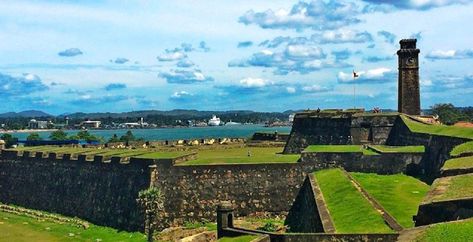 The Galle Fort, or Dutch Fort as it is also known, is a fortification first built by the Portugese on the Southwestern coast of Sri Lanka. The initial fortifications, which were built in the late 16th century, were quite basic. However the fort underwent extensive modifications in the 17th century by the Dutch, making it one of the most important archeological, architectural and historic monuments to illutrate the European influence in South East Asia between the 16th and 19th centuries. Galle Fort Sri Lanka, Sri Lanka Galle, Galle Fort, Nature Tour, Bell Tower, South East Asia, The Fort, Honeymoon Travel, White Water Rafting