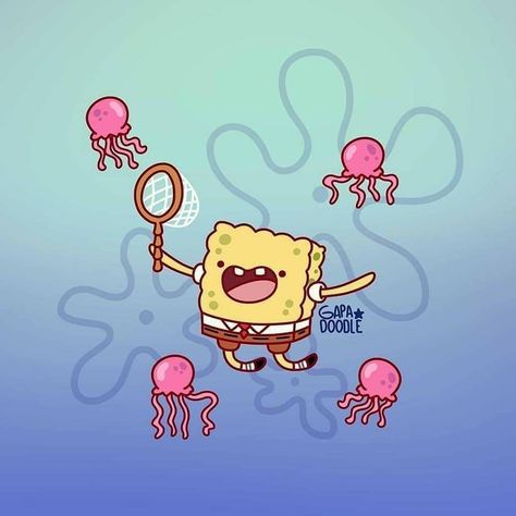 Cute Spongebob Drawings, Cute Spongebob Wallpapers, Spongebob Drawing, Spongebob Funny Pictures, Spongebob Drawings, Cocoppa Wallpaper, Spongebob Funny, Spongebob Wallpaper, Cute Doodles Drawings