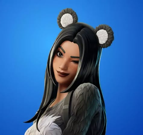 Fortnite Skins Female, Panda Team Leader, Cute Fortnite Skins, Fortnight Skins, Fortnite Default Skin, Best Fortnite Skins, Fortnite Aesthetic, Girl Fortnite Skins, Lovely Fortnite Skin