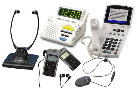 Assistive Devices, Computer Help, Assistive Technology, Alarm Clocks, Hearing Loss, Storage Devices, Activity Ideas, Telephones, Hearing Aids