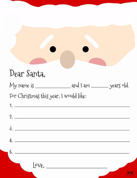 Dear Santa Letter Printables - FREE | Printabulls Dear Santa Letter Funny, Dear Santa Template, Christmas List Printable Free Kids, Letters To Santa Free Printable, Santa List Printable Free, Santa Letters To Kids Free Printable, Letters To Santa Template, Santa Letter Template Free Printable, Letter To Santa Free Printable