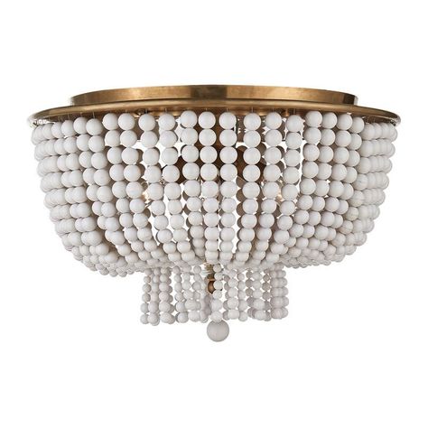 If You Have Any Of These 5 Things, You Need To Upgrade - Studio McGee Wood Bead Chandelier, Beautiful Beadwork, Beaded Chandelier, Beautiful Chandelier, Traditional Lighting, White Acrylic, White Acrylics, Flush Mount Ceiling, Flush Mount Ceiling Lights