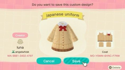 Acnh Uniform Design, Animal Crossing Hair Codes, Animal Crossing Design Codes Clothes Y2k, Animal Crossing Clothes Codes, Animal Crossing Pfp, Animal Crossing Custom Design, Acnh Design Codes, Animal Crossing Hair, Sapphire Steven Universe