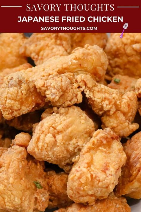 Japanese Fried Chicken Wings, Masa Fried Chicken, Kanto Fried Chicken, Teriyaki Fried Chicken, Japanese Fried Chicken Recipe, Kanto Style Fried Chicken, Crispy Chinese Chicken Recipes, Brandy Fried Chicken Chinese, Asian Fried Chicken Recipe