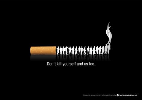 Anti-smoking campaign launched | Healthy In Rural New England طابع بريدي, Publicidad Creativa, Creative Posters, Creative Ads, Ads Creative, Creative Advertising, Advertising Design, Print Ads, Ad Design