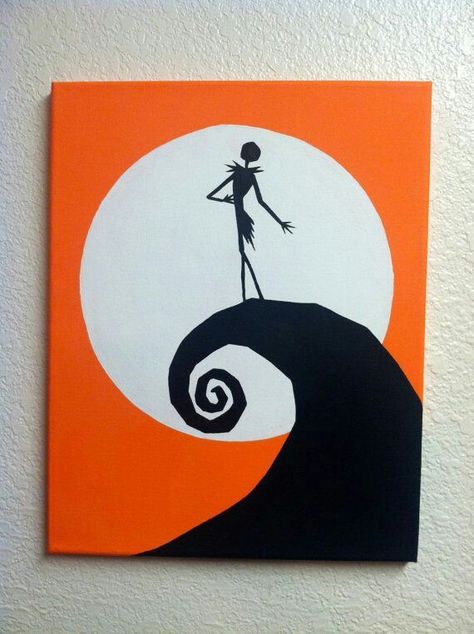 Disney Disney Silhouette Painting, Halloween Canvas Paintings, Disney Canvas Art, Disney Silhouette, Disney Canvas, Christmas Easy, Disney Paintings, Wallpaper Disney, Silhouette Painting