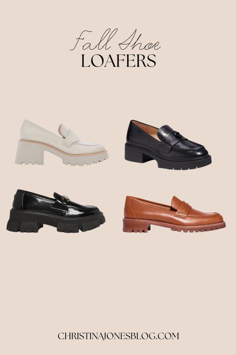 Loving loafers for fall! You can literally wear them with everything, and there are some great styles out right now and on sale. Sharing my faves! #fallfashion #loafers #ltkshoecrush Fall 2022 Shoe, Lugsole Loafer, Loafer Outfits, Casual Plus Size Outfits, Plus Size Fashion For Women, Fall 2022, Mom Outfits, School Outfit, Short Outfits