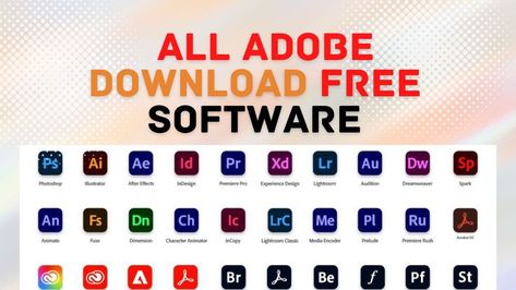 How To Get Adobe Apps For Free, Animation Software Free, Free Cv Template Word, Free Software Download Sites, App Drawings, Download Adobe Photoshop, Computer Tricks, Computer Diy, Adobe Apps