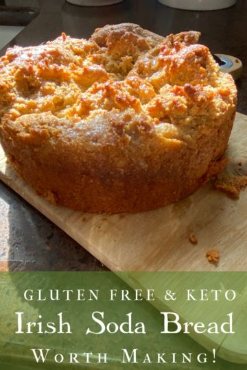 Keto Soda Bread, Low Carb Irish Soda Bread, Keto Irish Soda Bread, Keto Irish Recipes, Paleo Irish Soda Bread, Gluten Free Keto Bread, Gluten Free Soda Bread, Gluten Free Irish Soda Bread, Thm Bread