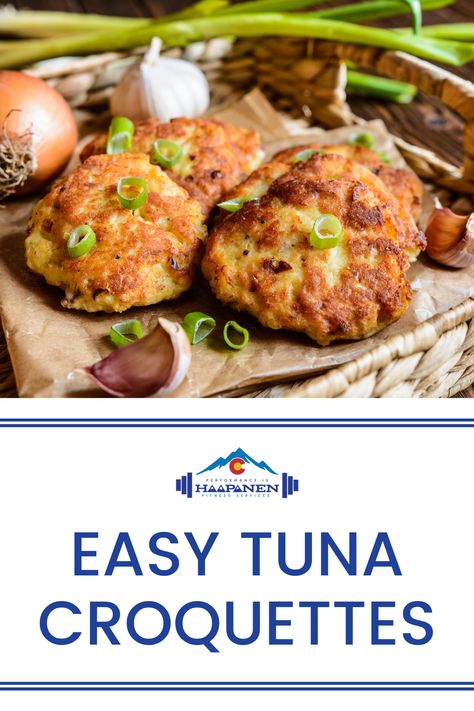 These easy tuna croquettes are a quick weeknight throw-together recipe that screams comfort food! Recipe from: Saara at Performance is Haapanen #performanceishaapanen #healthyrecipe #healthyfood #healthfood #fuelyourbody #nutrition #easytunacroquettes #tunacroquettes #tuna #croquettes Tuna Croquettes Recipe, Tuna Croquettes, Croquettes Recipe, Croquettes, Almond Recipes, Nutrition Information, Freshly Ground, Yellow Onion, Food Recipe