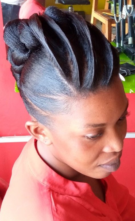 Grey Updo Hairstyles, Beautiful Updos, Cornrow Updo Hairstyles, French Rolls, Girls Updo, Finger Wave Hair, Two Braid Hairstyles, Black Hair Updo Hairstyles, French Roll