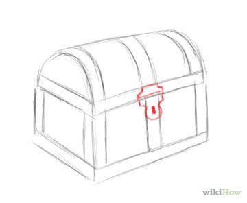 How to Draw a Treasure Chest: 10 Steps (with Pictures) - wikiHow Treasure Chest Craft, Story Stones, Church Crafts, Chalk Pastels, Drawing Lessons, Treasure Chest, Doodle Drawings, Digital Stamps, Pen Drawing