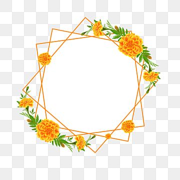 Haldi Clipart, Haldi Function Decoration, Flower Marigold, Orange Clipart, Elegant Banners, Hindu Wedding Invitation Cards, Haldi Function, Border Clipart, Wreath Clipart