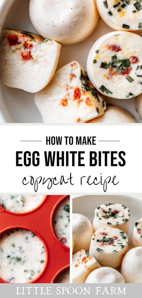 Egg White Bites Recipe, Starbucks Egg White Bites, Starbucks Egg Bites Recipe, Pressure Cooker Eggs, Egg White Bites, Egg White Recipes, Delicious Smoothie Recipes, Starbucks Egg Bites, Granola Recipe Healthy