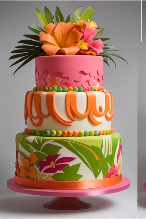 Experience the joy of tropical flavors and vibrant designs in our unforgettable cakes, perfect for any celebration. Havana Nights Theme Cake, Tropical Paradise Cake, Tropical Jungle Cake, Tropical Bday Cake, Havana Nights Cake, Tropical Cake Design, Jamaica Cake, Hawaiian Party Cake, Hawaiian Theme Cakes