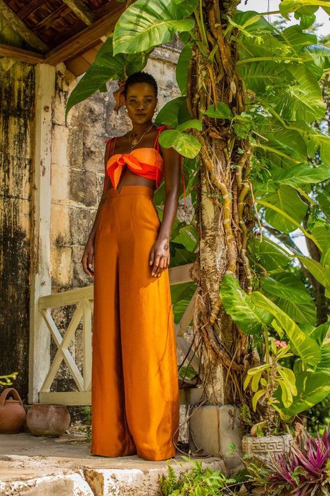 Cooler Look, Viscose Fabric, Cropped Top, Look Fashion, Summer Looks, Classy Outfits, African Fashion, Fashion Inspo Outfits, Rush