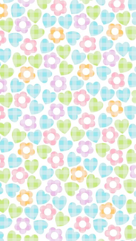 Rainbow Gingham, Gingham Wallpaper, Pastel Gingham, Wall Papers, Gingham Pattern, Scrapbooking Inspiration, Pastel Flowers, Rainbow Pattern, Journal Paper