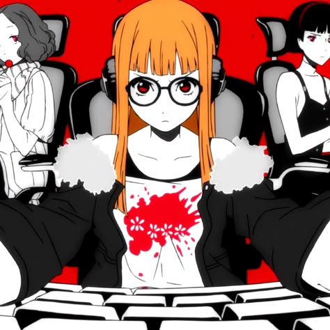 Futaba Icons P5, Persona 5 Sakura, Futaba Sakura, Persona Five, Haikou, Persona 4, Free Anime, Persona 5, Art Icon