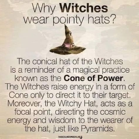 Hat History, Witchcraft Poster, Druid Witch, Witchs Hat, Hat Images, Magical Recipes, Witch Tools, Everyday Magic, Witch Spirituality