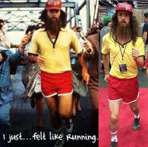 Inspiration & Accessories: DIY Forrest Gump Halloween Costume Idea Forest Gump Halloween Costumes, Forest Gump Running Costume, Forest Gump Family Costume, Forrest Gump And Jenny Costume, Forrest Gump Halloween, Forrest Gump Running Costume, Forrest Gump Halloween Costume, Forrest Gump Running, Forrest Gump Costume