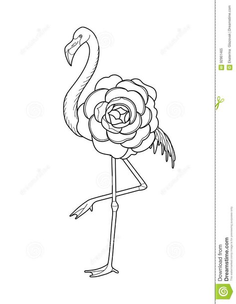 Flamingo Coloring Page, Cartoon Leaf, Candy Drawing, Easy Bird, Printable Colouring, Flamingo Painting, Digital Embroidery Patterns, Bird Poster, Flamingo Art