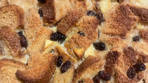 Healthier Bread Pudding II Recipe | Allrecipes Whole Wheat Bread Pudding, Healthy Bread Pudding Recipe, Wheat Bread Pudding, Healthy Bread Pudding, Healthier Bread, Bread Puddings, Grain Bread, Less Sugar, Bread Pudding Recipe