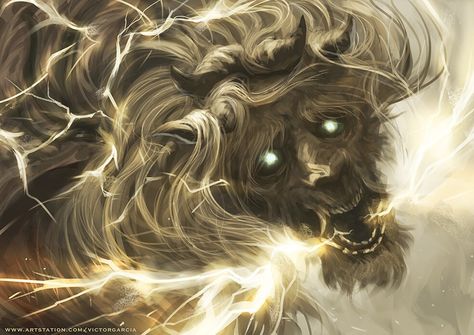 ArtStation - Divine Beast Dancing Lion Elden Beast, Soulsbourne Art, Elden Beast Fan Art, Elden Ring Dancing Lion, Elden Ring Shadow Of The Erdtree Art, Divine Beast Dancing Lion, Elden Lord, Divine Beast, Victor Garcia