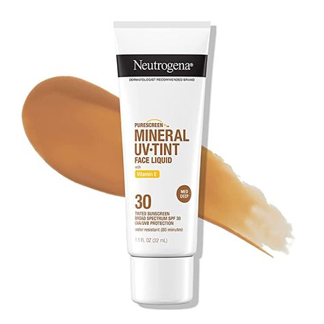 Tinted Sunscreen For Face, Tinted Mineral Sunscreen, Sunscreen For Face, Tinted Sunscreen, Liquid Vitamins, Natural Skin Tone, Physical Sunscreen, Tinted Spf, Chemical Sunscreen