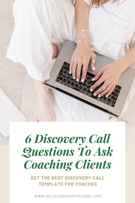 Want to sell authentically and convert an interested audience into official clients & students? Get my super simple 6 discovery call questions that I use to enroll clients & students into my offers in an authentic way. Self Leadership Global Selling Online Tips | Coaching Business Tips Coaching Discovery Call Questions, Discovery Call Questions, Call Template, Sales Advice, Self Leadership, Coaching Services, Coaching Clients, Entrepreneur Advice, Blogging Business