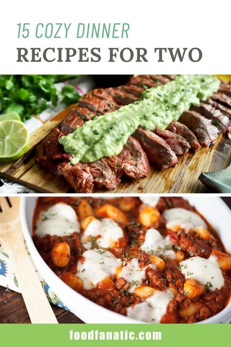 Chipotle Flank Steak with Avocado Salsa and Gnocchi Casserole picture Newlywed Dinner Recipes, Romantic Home Cooked Dinner, Dinners To Make For Boyfriend, Light Date Night Dinner, Low Carb Date Night Dinner, Date Night In Dinner Ideas, Fancy Dinners To Make At Home, Dinner Date Recipes At Home, Date Night Dinner Recipes For Two