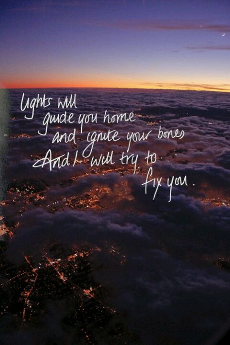 Coldplay Frases Coldplay, Fix You Coldplay, Coldplay Lyrics, Favorite Lyrics, Cool Lyrics, Coldplay, Fix You, Song Quotes, Lyric Quotes