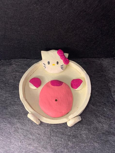 Clay Hello Kitty, Cute Clay, Incense Holder, Incense, Hello Kitty, Kitty, Quick Saves