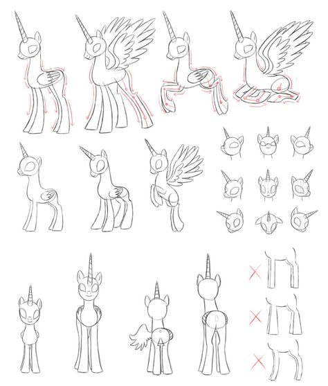 [MLP]draw alicorn by Pennygu.deviantart.com on @DeviantArt Mlp Twilight Sparkle, My Little Pony Characters, My Little Pony Drawing, Mlp Pony, My Little Pony Pictures, Pony Drawing, Mlp My Little Pony, Arte Fantasy, Drawing Tutorials