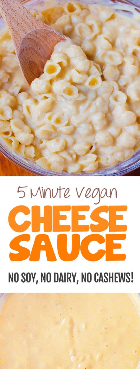 This healthy velvety vegan cheese sauce is deliciously cheesy, ultra creamy, low fat and low calorie, with no nuts or tofu required #vegan #recipe #vegancheese #sauce #veganrecipe #healthy #vegandinner #nutfree Vegan Cheese Sauce Recipe, Nutritional Yeast Recipes, Vegan Cheese Recipes, Vegan Cheese Sauce, Cheese Sauce Recipe, No Dairy, Resep Diet, Vegan Mac And Cheese, Vegan Sauces