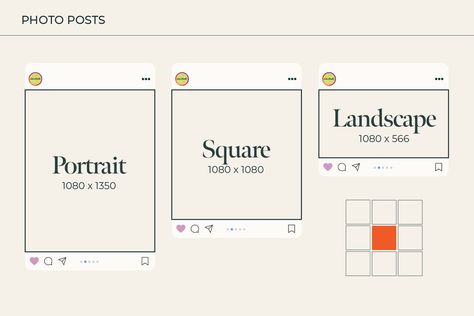 Instagram Size Guide, Instagram Dimensions, 2024 Instagram, Ux Inspiration, Brand Archetypes, Instagram Guide, Instagram Feeds, Instagram Grid, Sponsored Posts