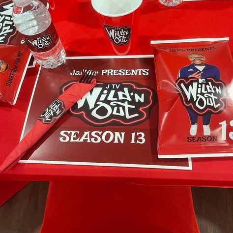 Wildin Out Party Theme, Wildnout Party Theme, Wild And Out Theme Party, Wild N Out Party Theme, 13 Birthday Party Ideas For Boys, Boys 13th Birthday Party Ideas, 13th Birthday Themes, 13th Birthday Party Themes, 13th Birthday Boys